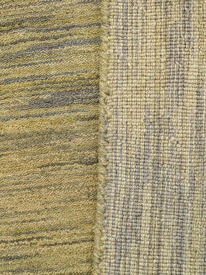 Hand Knotted Wool Area Rug Contemporary Beige L00102