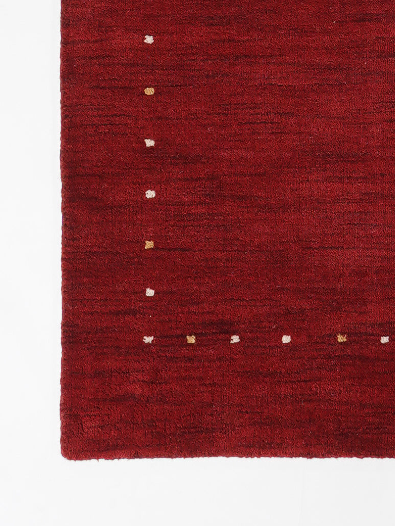 Hand Knotted Wool Area Rug Contemporary Beige L00102