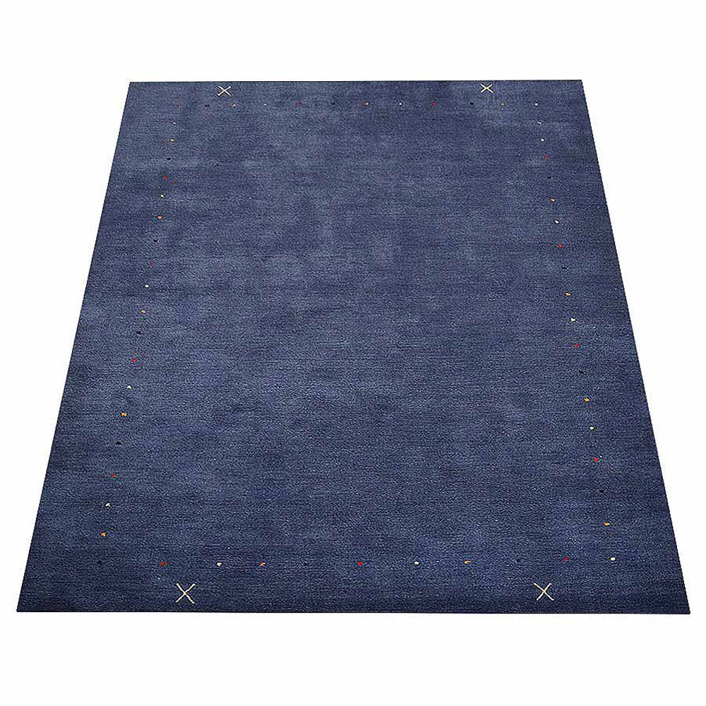 Hand Knotted Wool Area Rug Contemporary Beige L00109