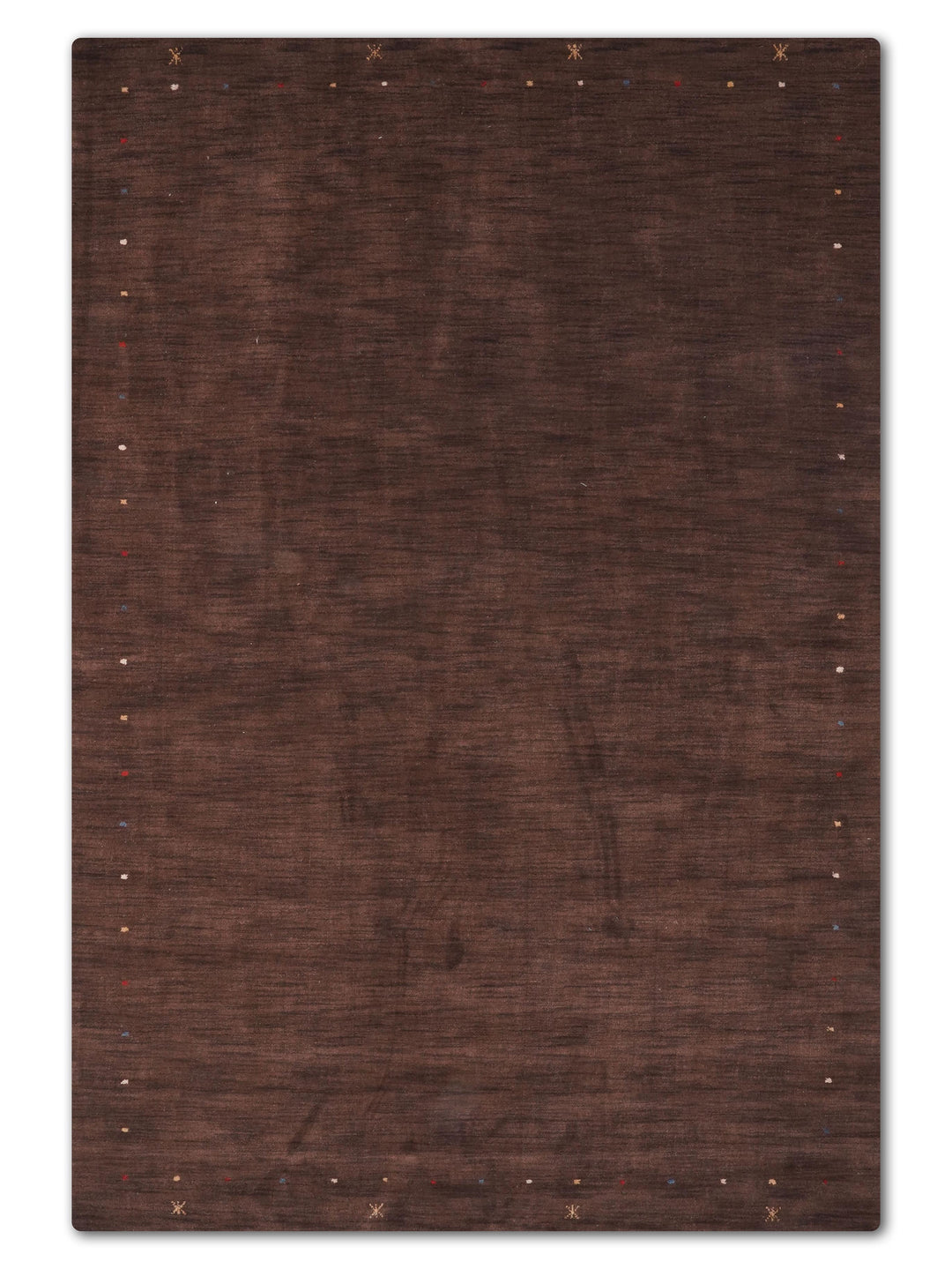 Hand Knotted Wool Area Rug Contemporary Beige L00109