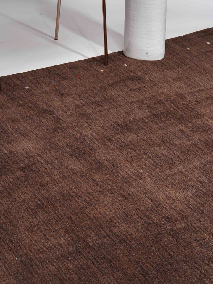 Hand Knotted Wool Area Rug Contemporary Beige L00109