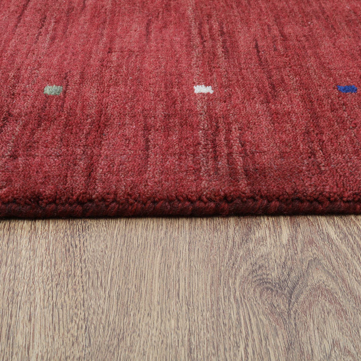 Hand Knotted Wool Area Rug Contemporary Beige L00109