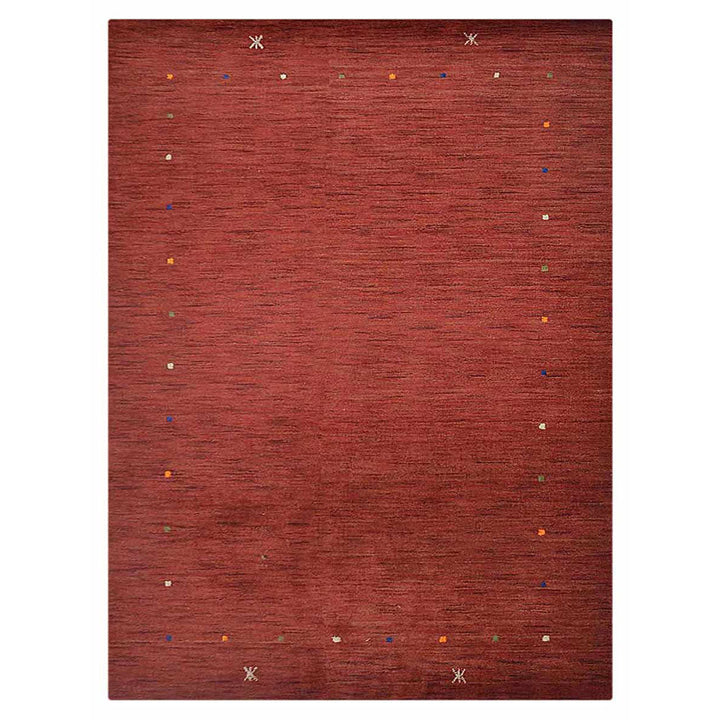 Hand Knotted Wool Area Rug Contemporary Beige L00109