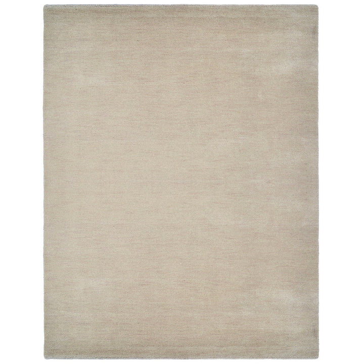 Premium Hand-Knotted Wool Area Rug – Solid Texture