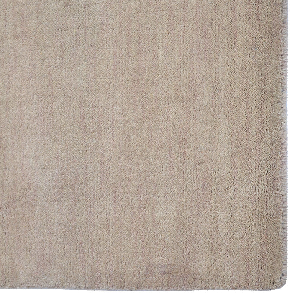 Premium Hand-Knotted Wool Area Rug – Solid Texture