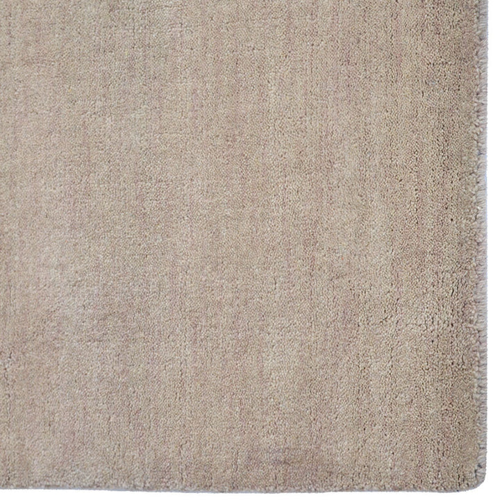 Premium Hand-Knotted Wool Area Rug – Solid Texture