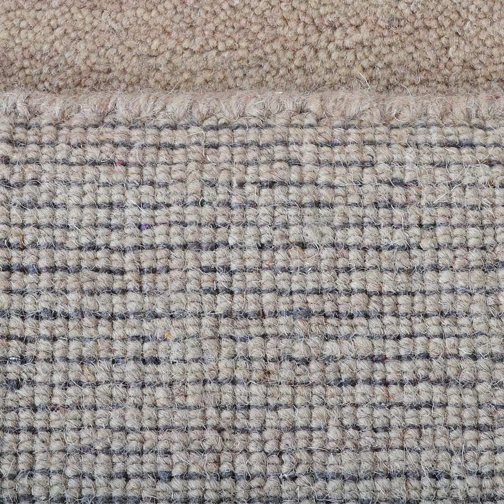 Premium Hand-Knotted Wool Area Rug – Solid Texture