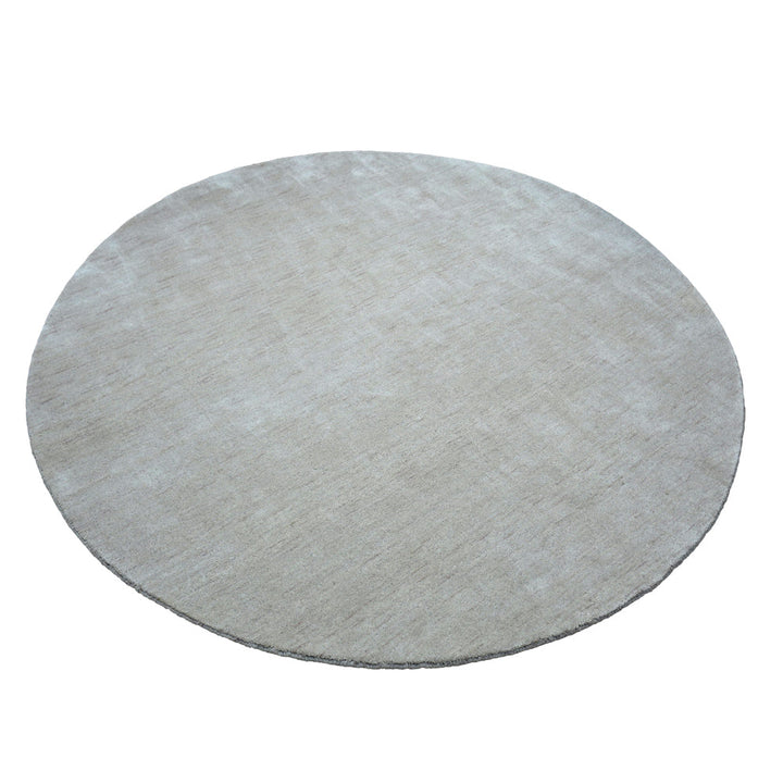Premium Hand-Knotted Wool Area Rug – Solid Texture