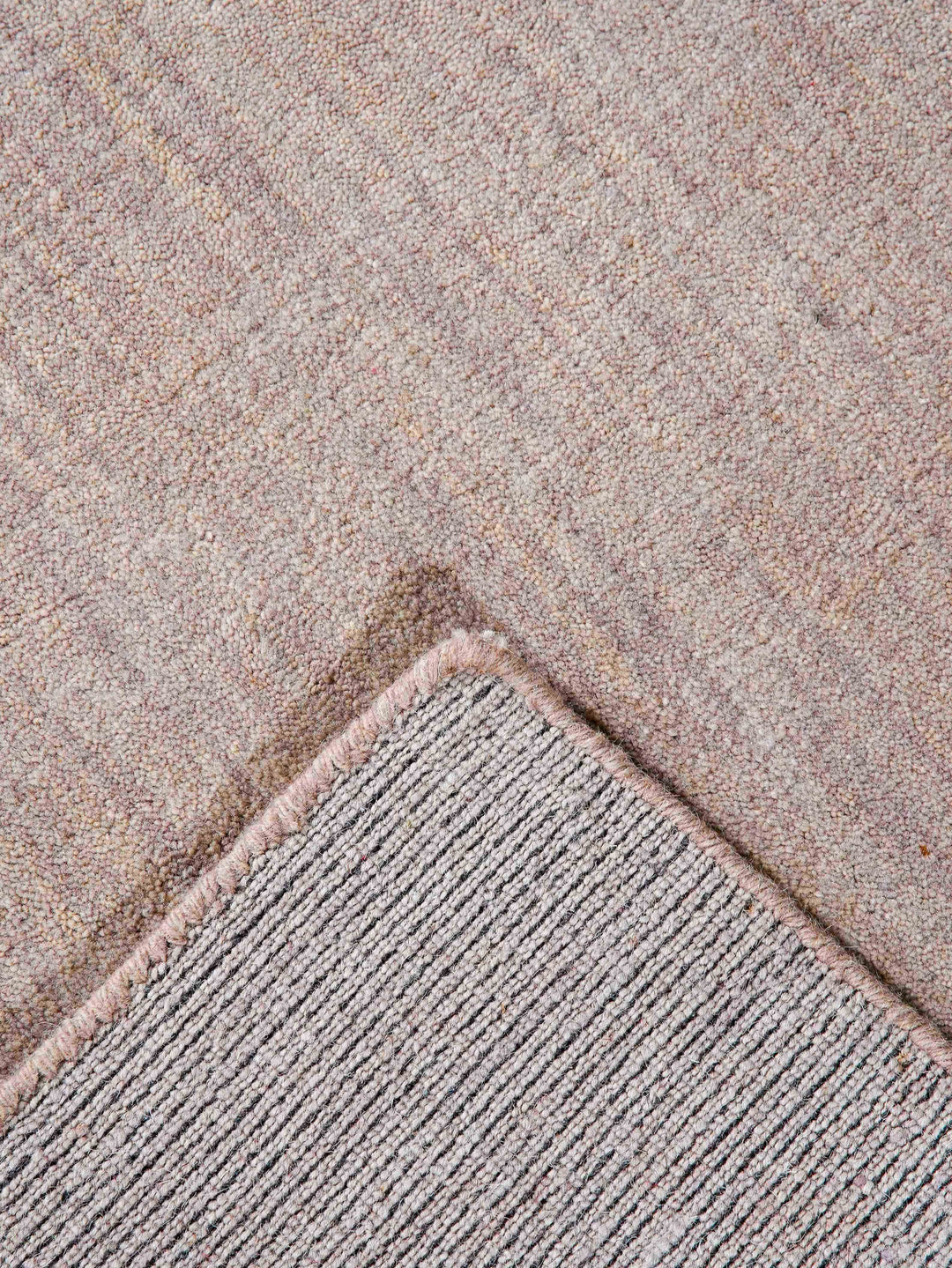 Premium Hand-Knotted Wool Area Rug – Solid Texture