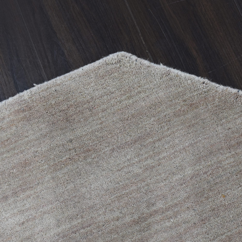 Premium Hand-Knotted Wool Area Rug – Solid Texture