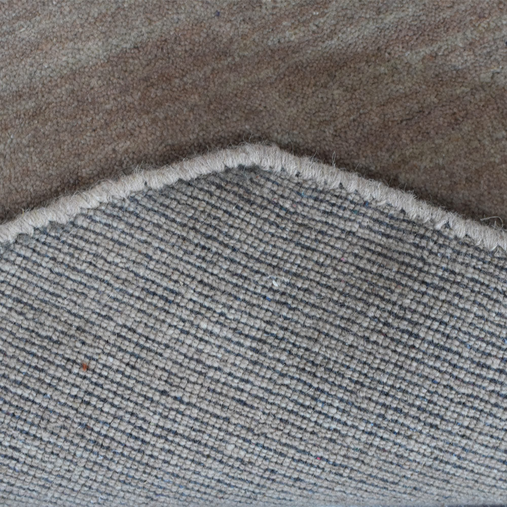 Premium Hand-Knotted Wool Area Rug – Solid Texture
