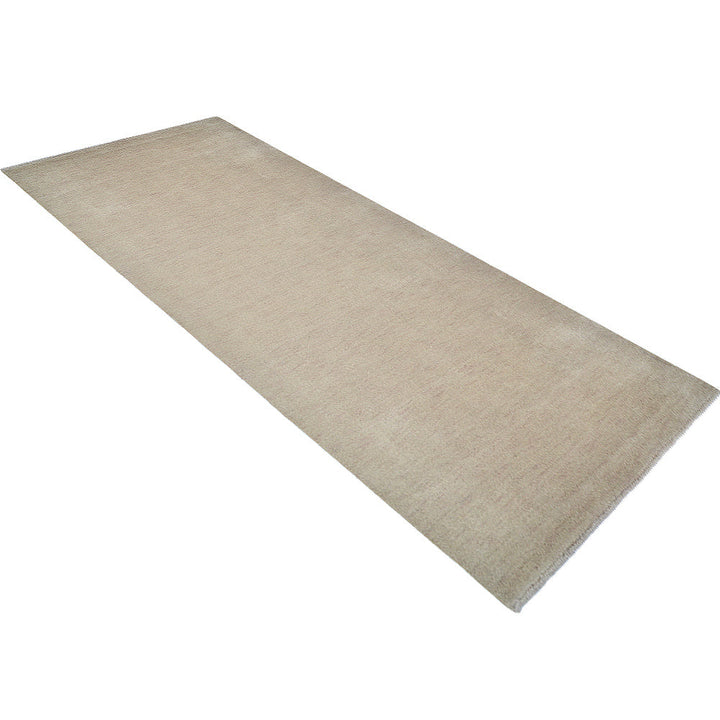 Premium Hand-Knotted Wool Area Rug – Solid Texture