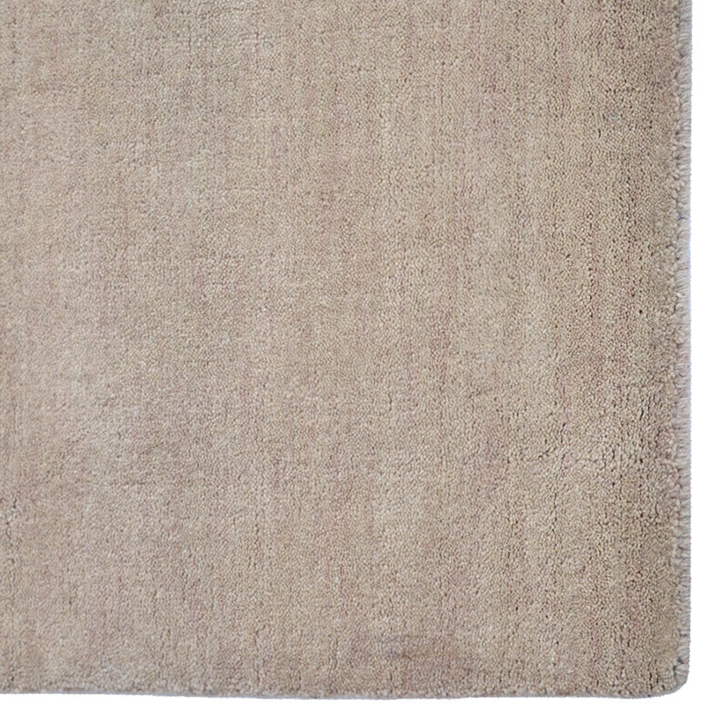 Premium Hand-Knotted Wool Area Rug – Solid Texture
