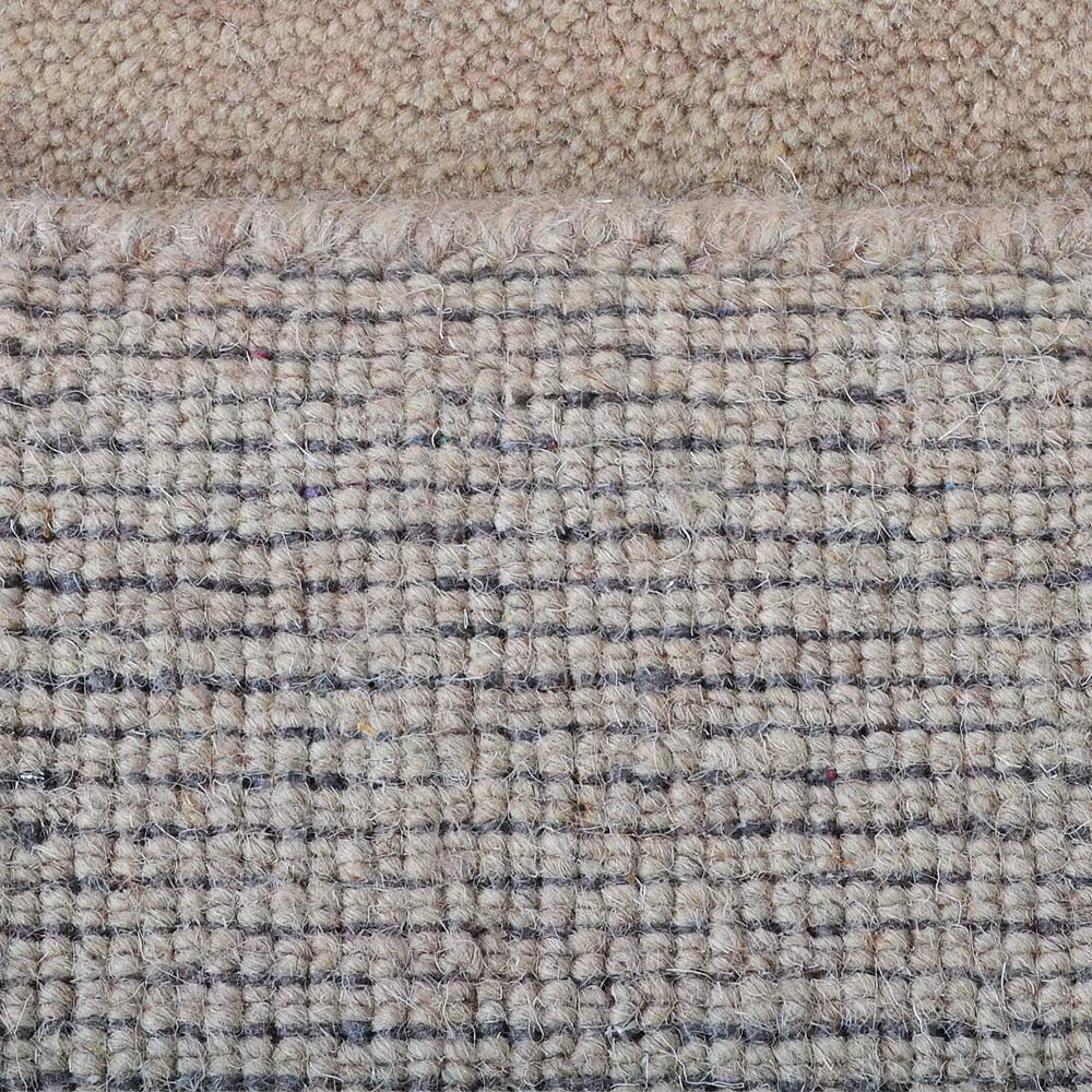 Premium Hand-Knotted Wool Area Rug – Solid Texture