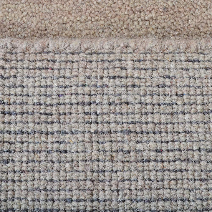 Premium Hand-Knotted Wool Area Rug – Solid Texture