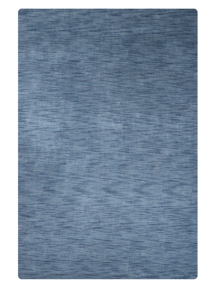 Premium Hand-Knotted Wool Area Rug – Solid Texture