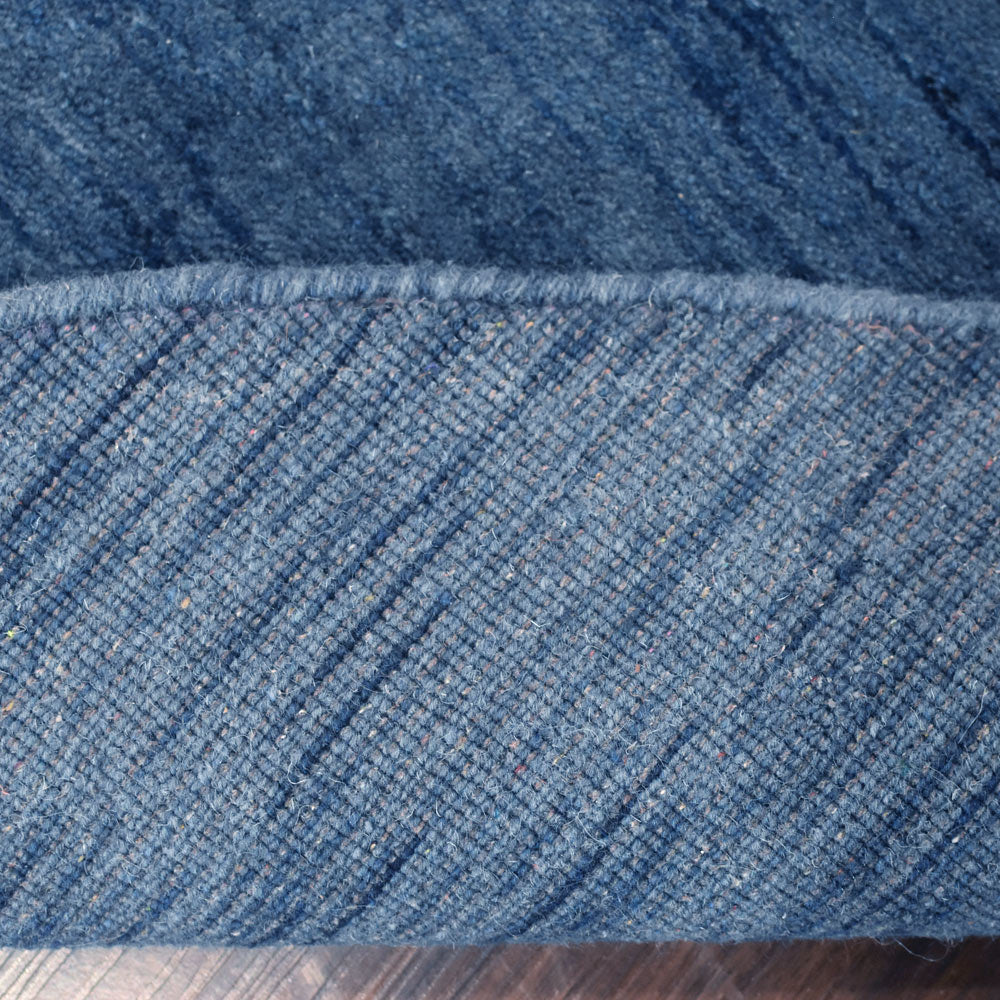 Premium Hand-Knotted Wool Area Rug – Solid Texture