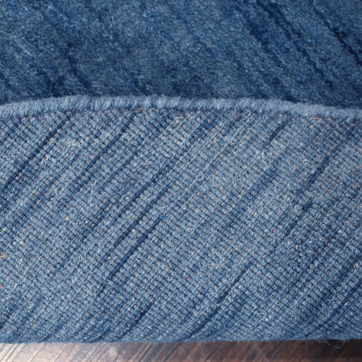 Premium Hand-Knotted Wool Area Rug – Solid Texture