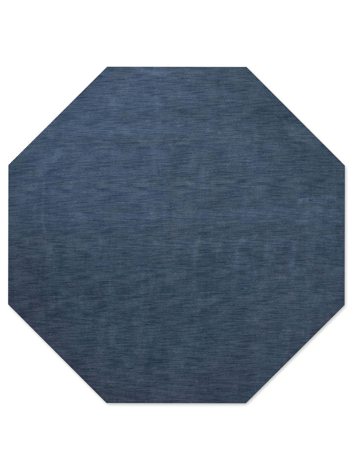 Premium Hand-Knotted Wool Area Rug – Solid Texture