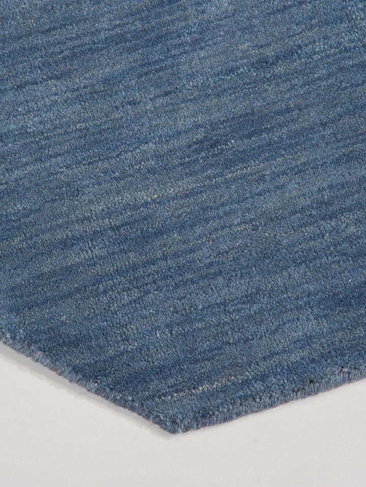 Premium Hand-Knotted Wool Area Rug – Solid Texture