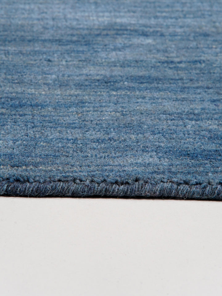 Premium Hand-Knotted Wool Area Rug – Solid Texture