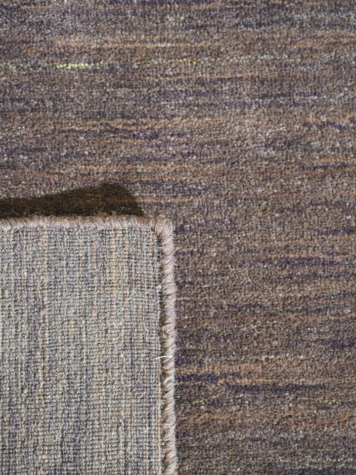 Premium Hand-Knotted Wool Area Rug – Solid Texture