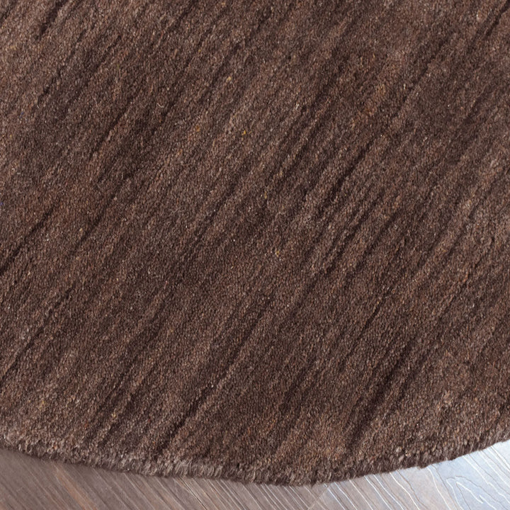 Premium Hand-Knotted Wool Area Rug – Solid Texture