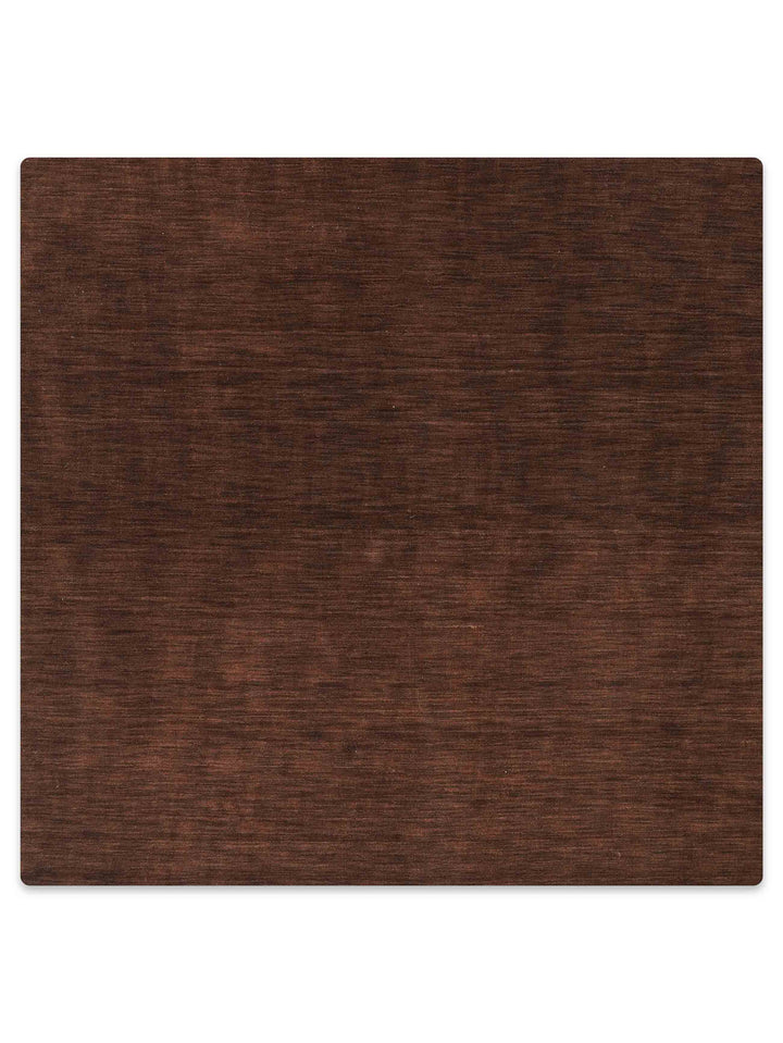 Premium Hand-Knotted Wool Area Rug – Solid Texture