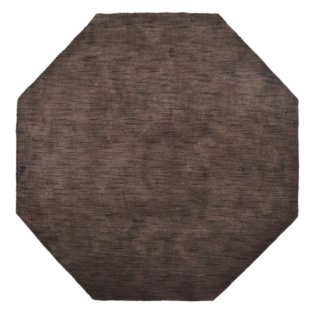 Premium Hand-Knotted Wool Area Rug – Solid Texture