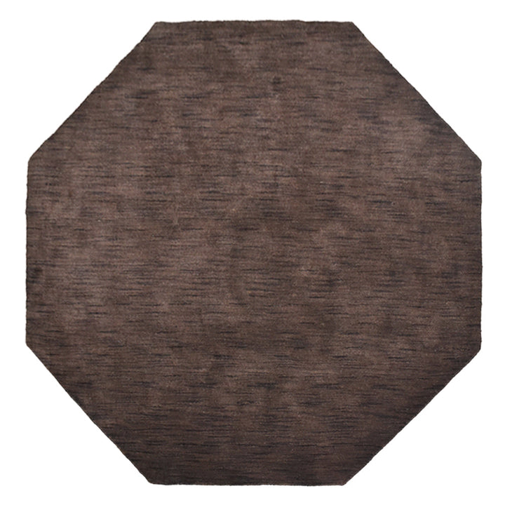 Premium Hand-Knotted Wool Area Rug – Solid Texture