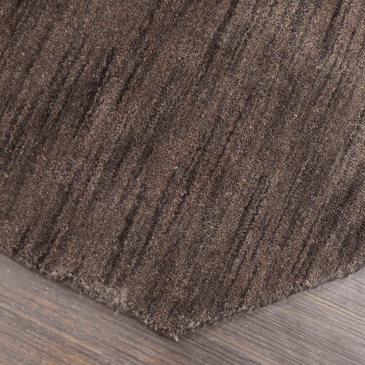 Premium Hand-Knotted Wool Area Rug – Solid Texture