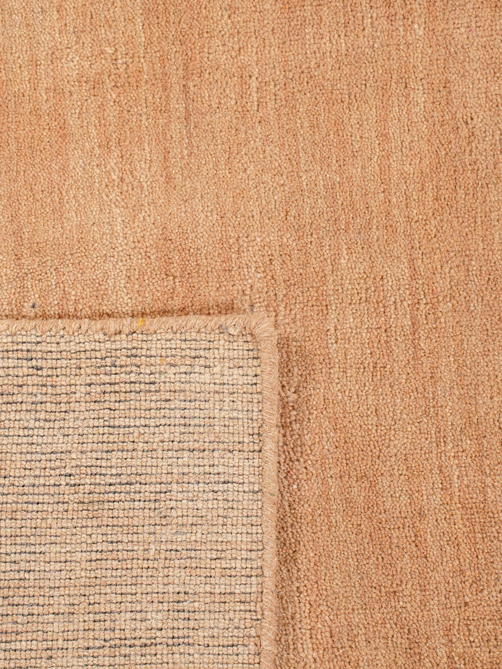Modern Hand-Knotted Wool Rug – Solid Design
