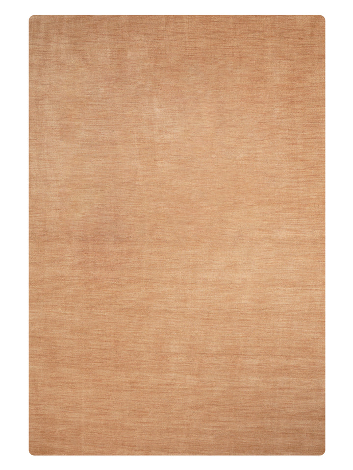 Modern Hand-Knotted Wool Rug – Solid Design