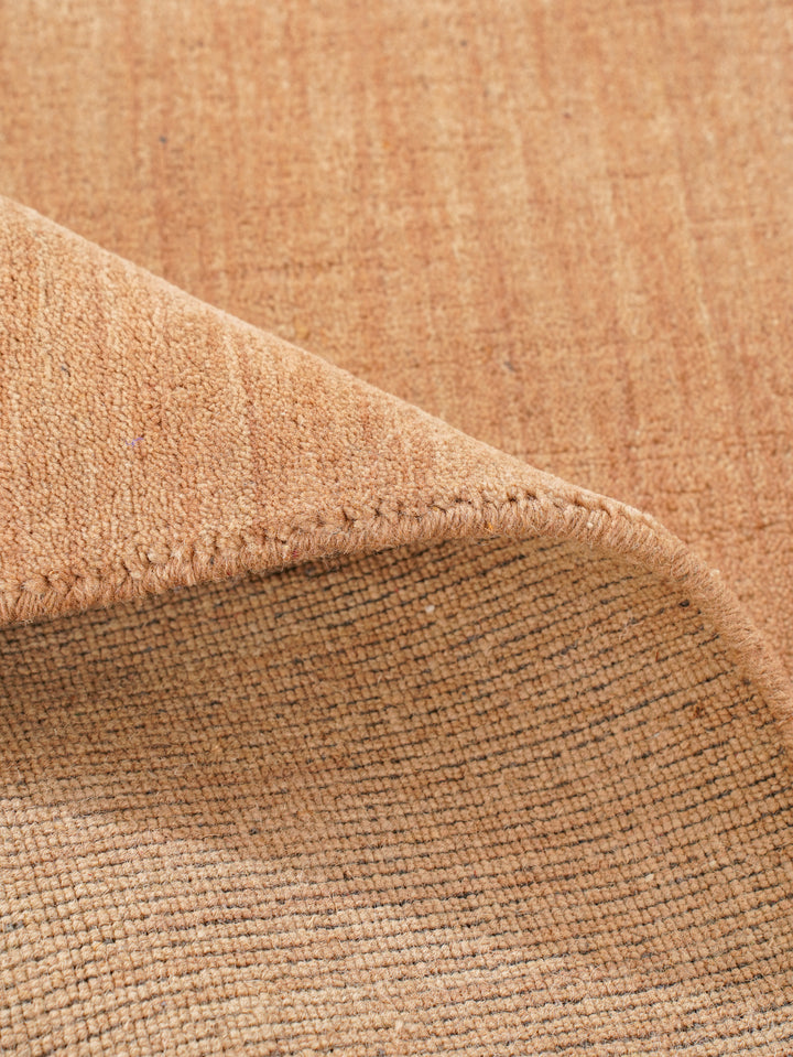 Modern Hand-Knotted Wool Rug – Solid Design