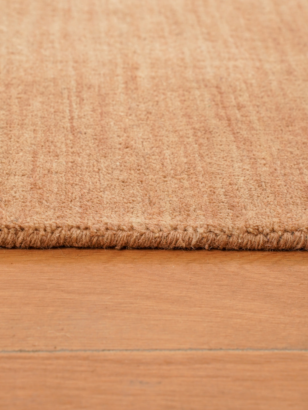 Modern Hand-Knotted Wool Rug – Solid Design