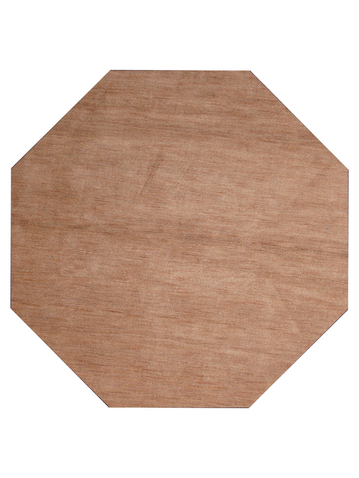 Modern Hand-Knotted Wool Rug – Solid Design