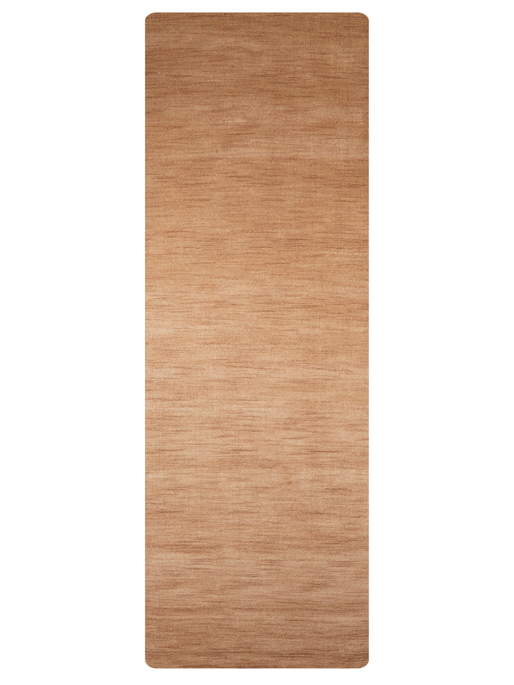Modern Hand-Knotted Wool Rug – Solid Design