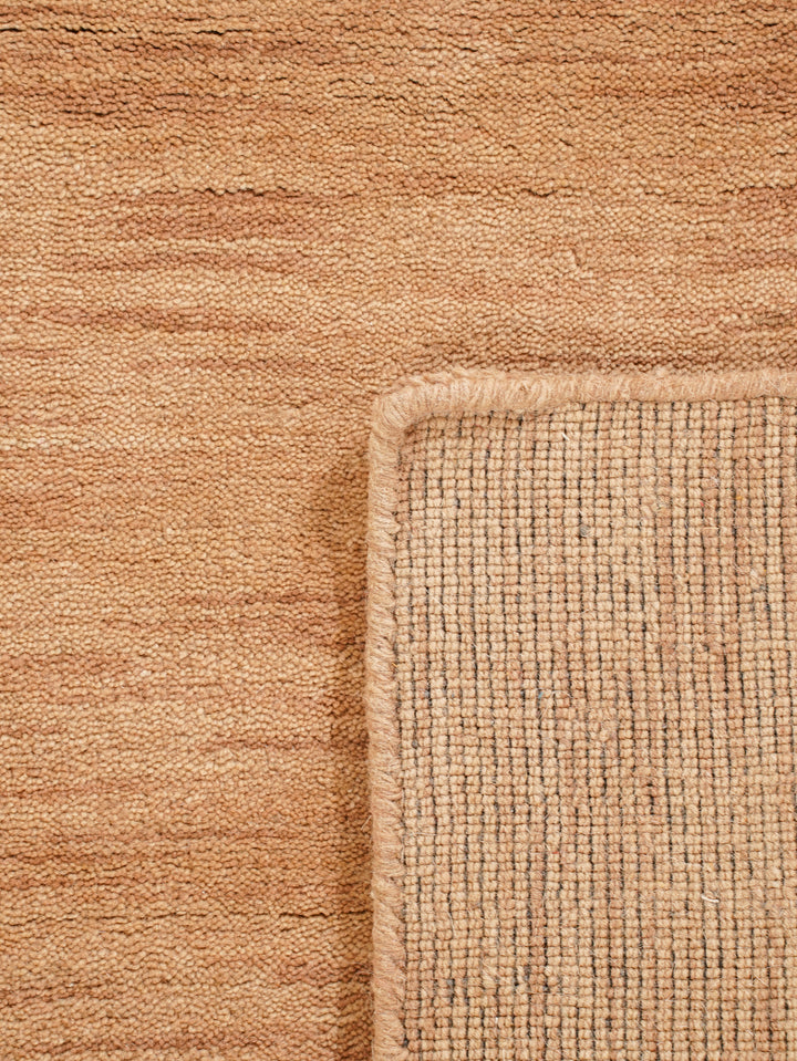Modern Hand-Knotted Wool Rug – Solid Design