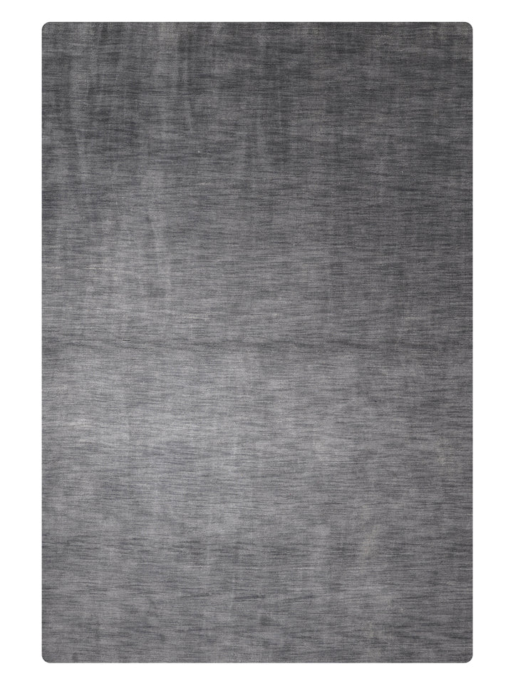 Modern Hand-Knotted Wool Rug – Solid Design