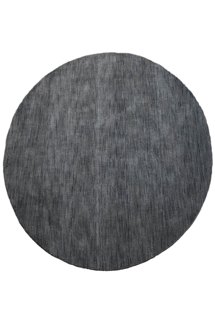 Modern Hand-Knotted Wool Rug – Solid Design