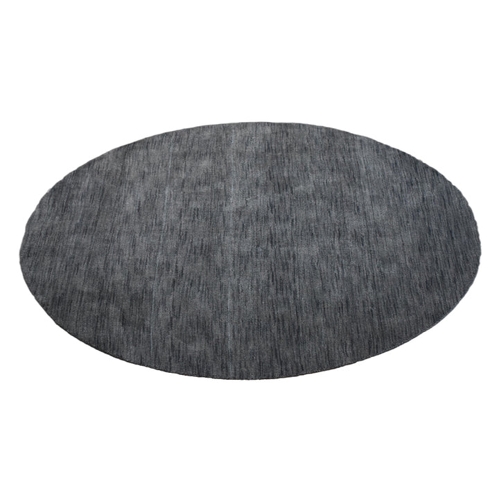 Modern Hand-Knotted Wool Rug – Solid Design