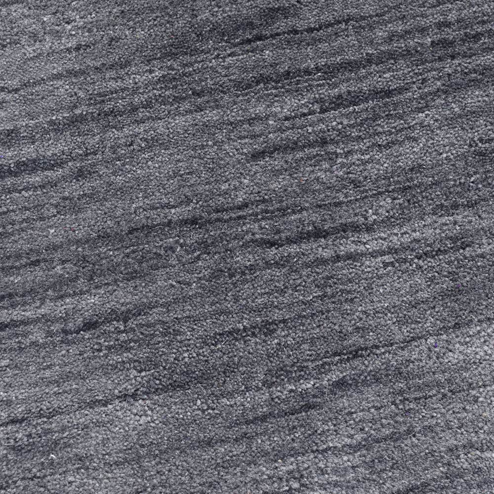 Modern Hand-Knotted Wool Rug – Solid Design
