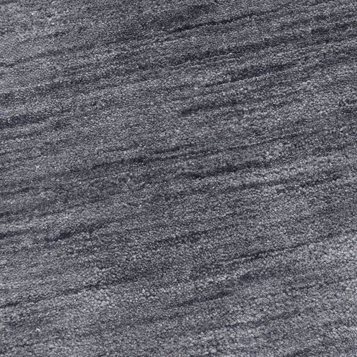Modern Hand-Knotted Wool Rug – Solid Design