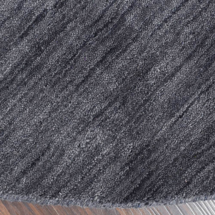 Modern Hand-Knotted Wool Rug – Solid Design