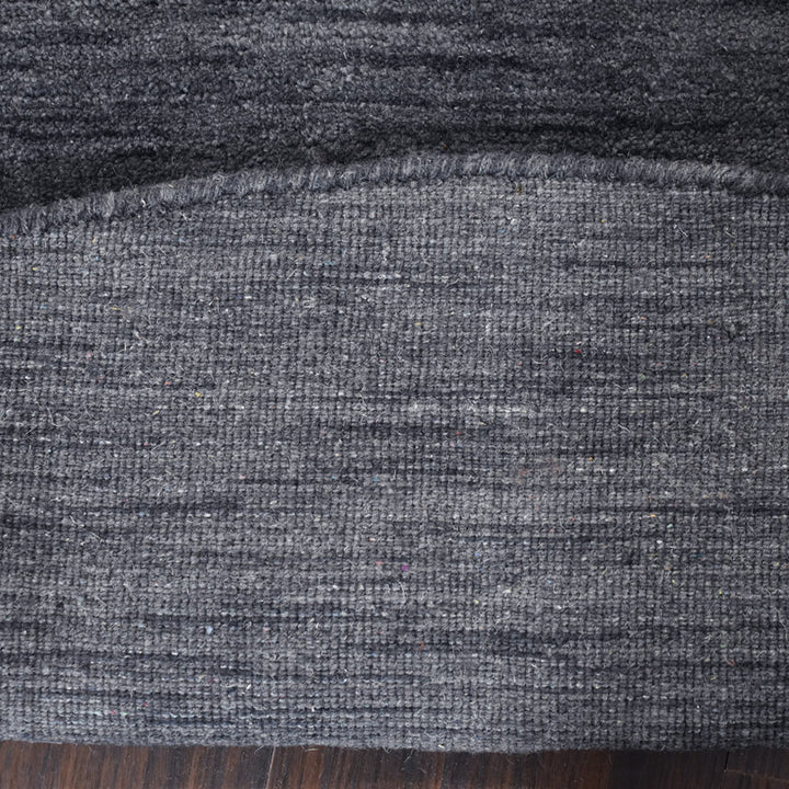 Modern Hand-Knotted Wool Rug – Solid Design