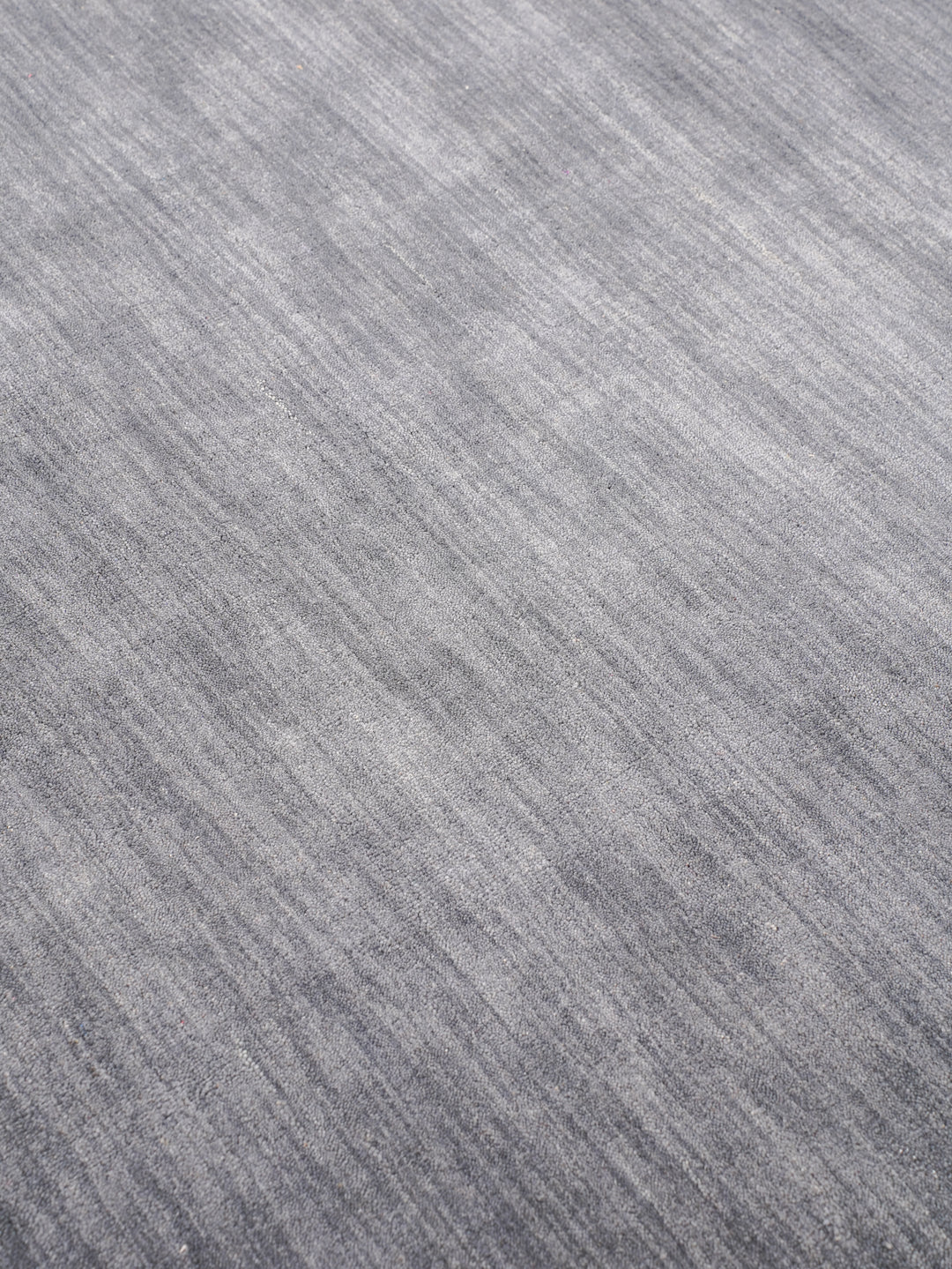 Modern Hand-Knotted Wool Rug – Solid Design