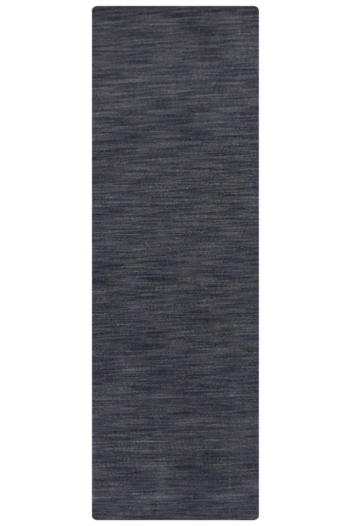 Modern Hand-Knotted Wool Rug – Solid Design
