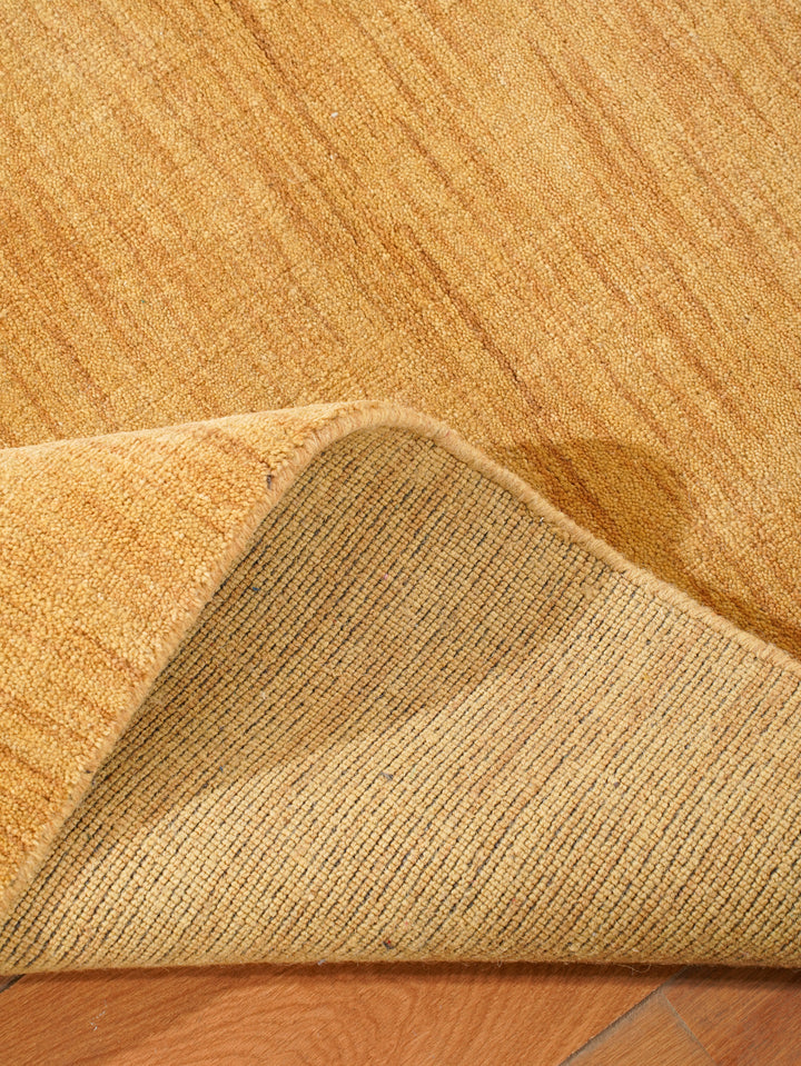 Modern Hand-Knotted Wool Rug – Solid Design