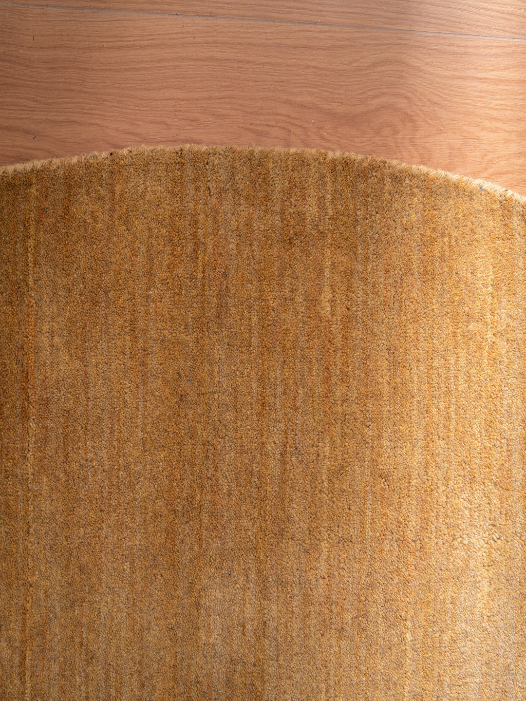 Modern Hand-Knotted Wool Rug – Solid Design
