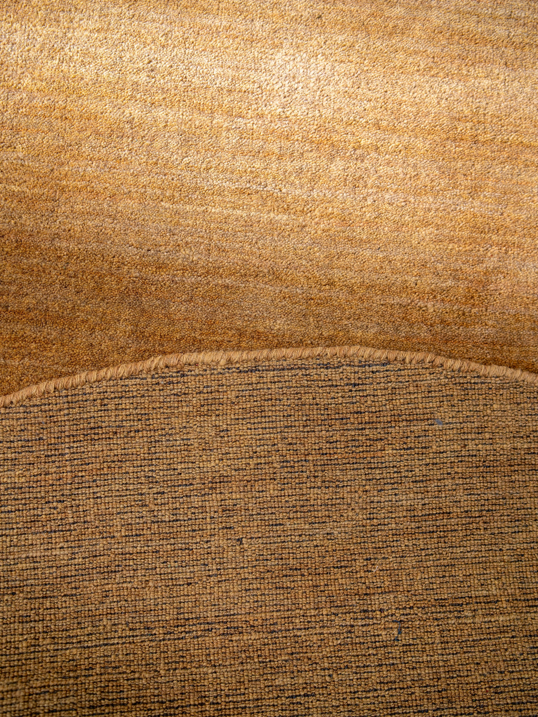 Modern Hand-Knotted Wool Rug – Solid Design